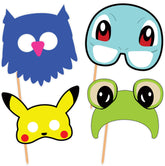 SYGA Funny Kids Party Photo Booth Props Craft Item, Multi Color (Set of 26)